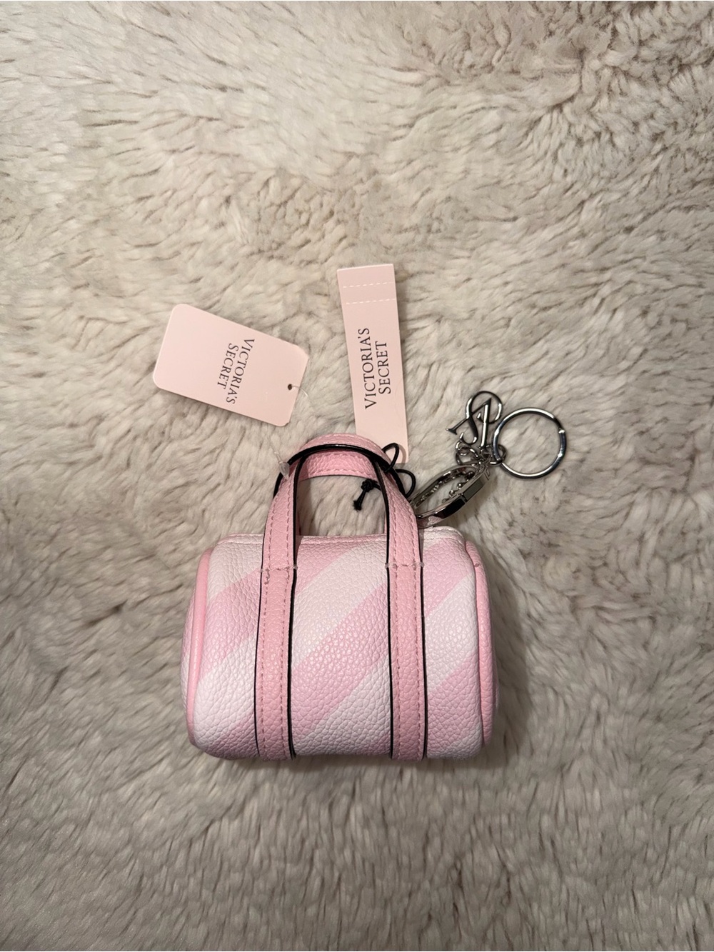 Mini Pink Bag Keychain